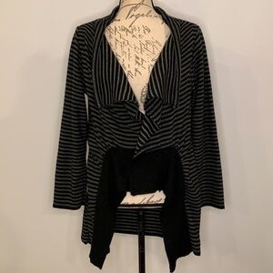 Matti Mamane open draped cardigan sweater M